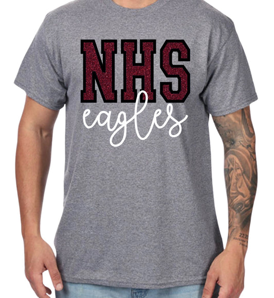 NHS Eagles Applique T-Shirt