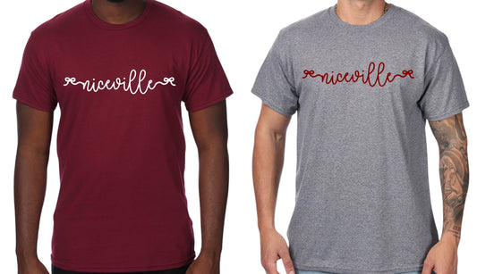 Niceville Bow Script T-Shirt