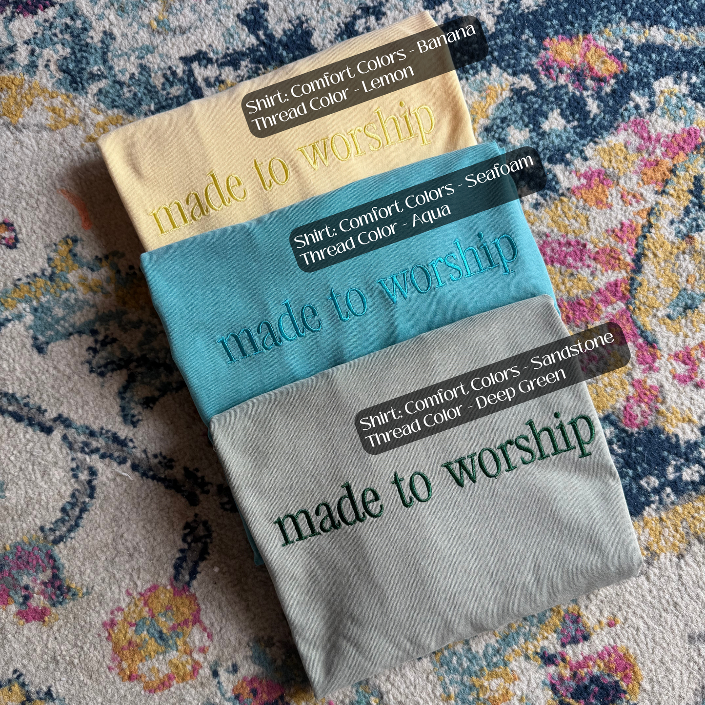 Custom Embroidered T-Shirts