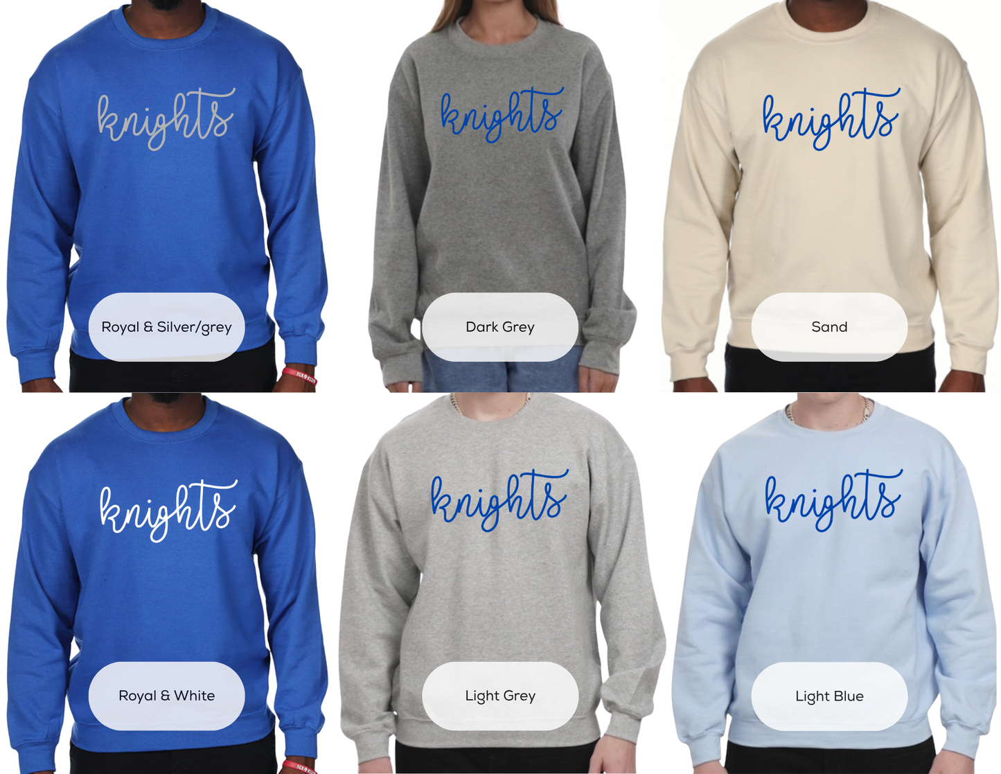 Knights Script Sweatshirt