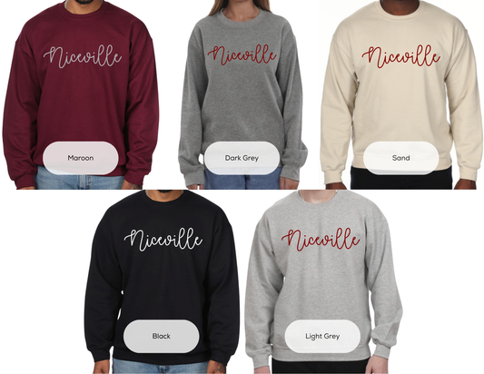 Niceville Script Sweatshirt