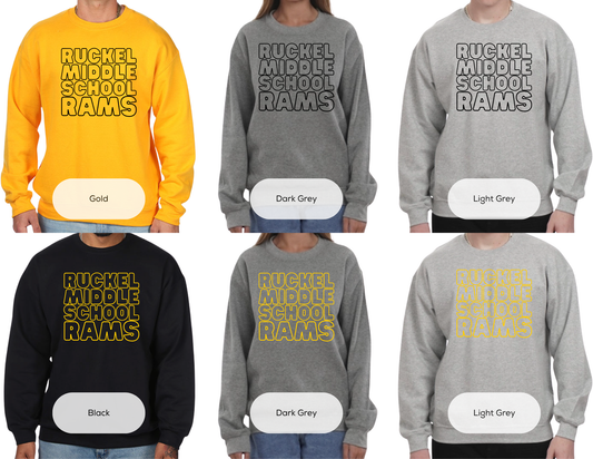 Ruckel Rams Bubble Sweatshirt